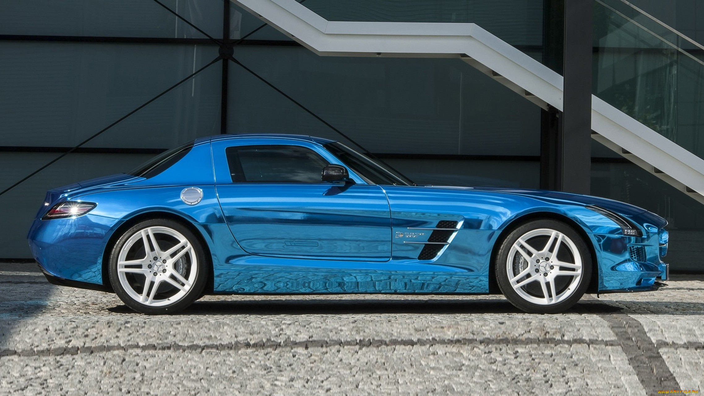 mercedes-benz sls amg coupe electric car 2014, , mercedes-benz, 2014, car, electric, coupe, amg, sls, blue